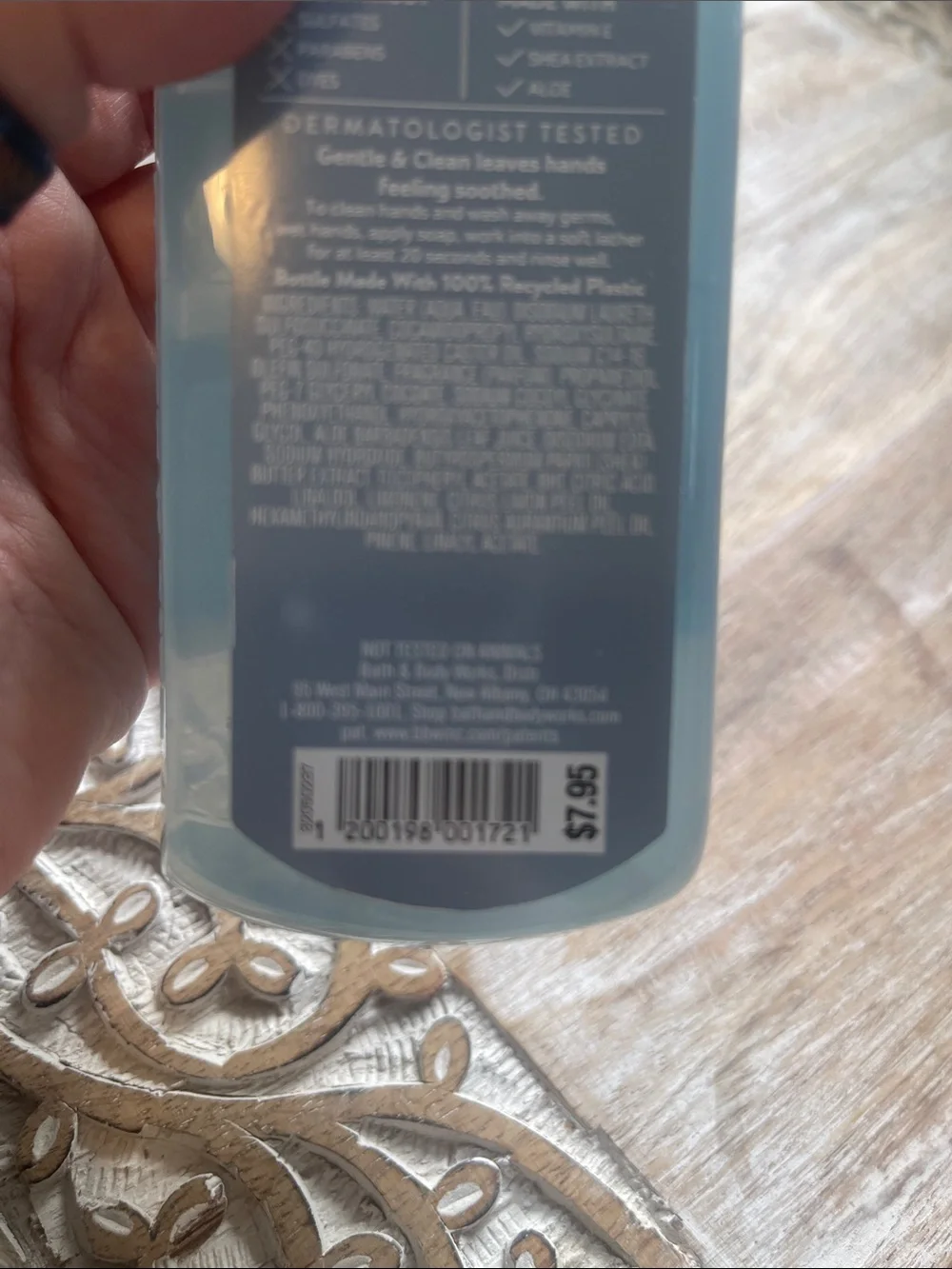 Bath & Body Works Blueberry Beach Club Foaming Hand Soap - Light Blue